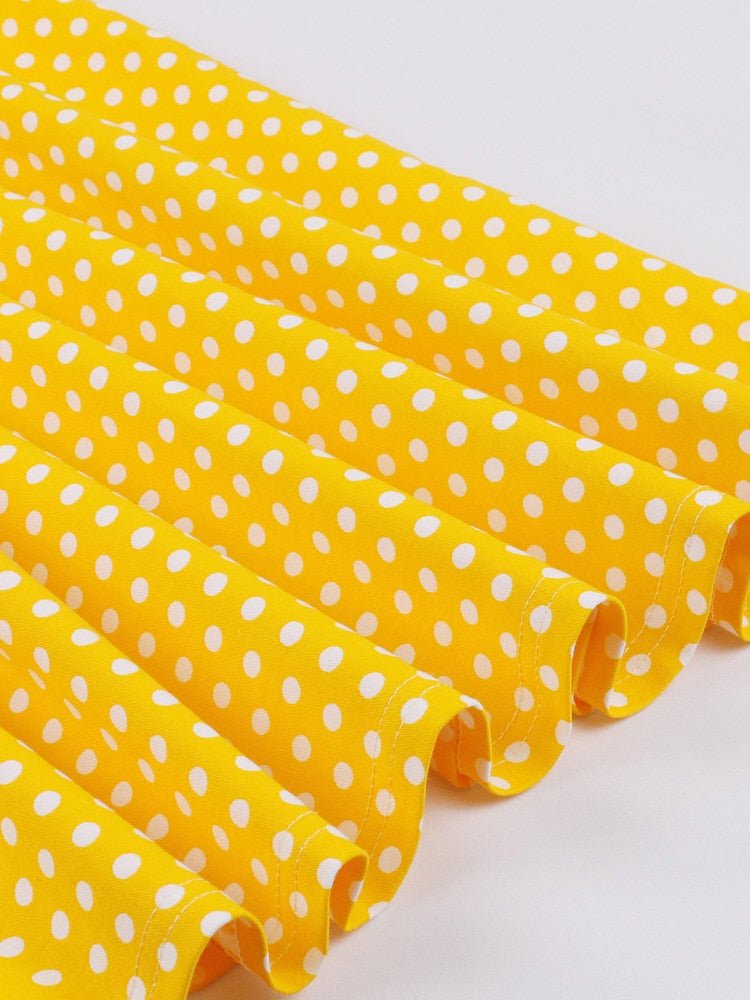 Années 60 Robe d'Été Imprimée À Pois Bardot - Ma Penderie Vintage