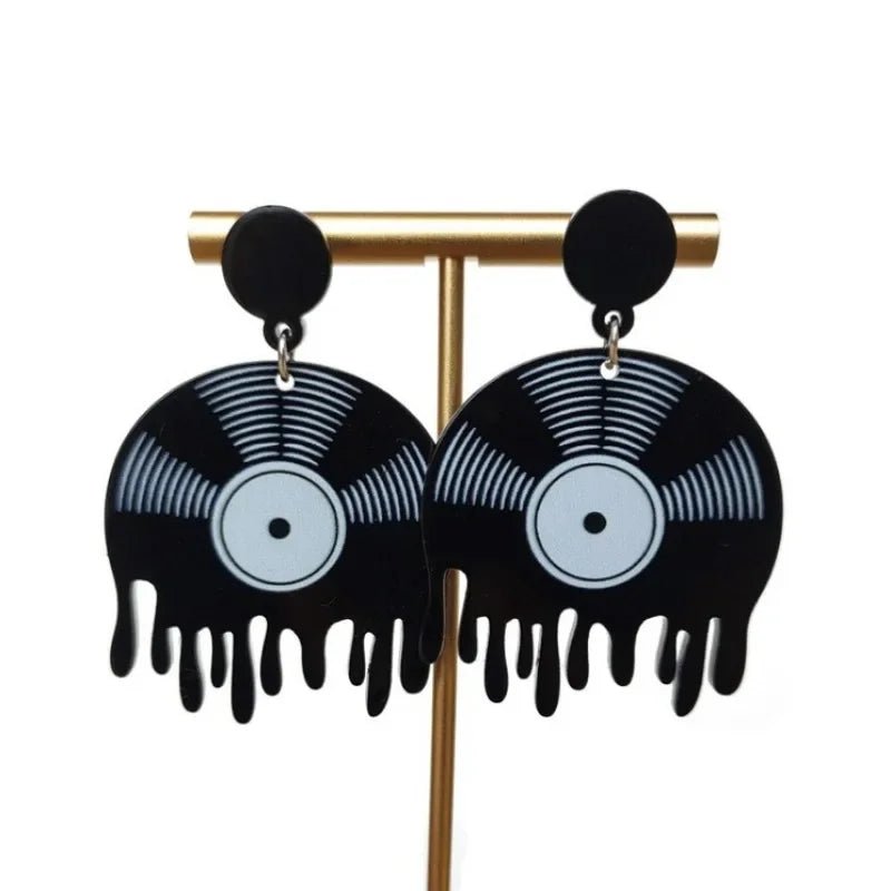 Années 60 Boucles d'oreilles Vinyles Rockabilly - Ma Penderie Vintage