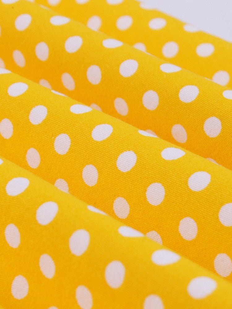 Années 60 Robe d'Été Imprimée À Pois Bardot - Ma Penderie Vintage