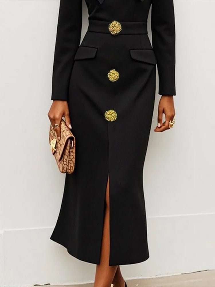 Années 80 Robe Manteau Midi La Parisienne - Ma Penderie Vintage