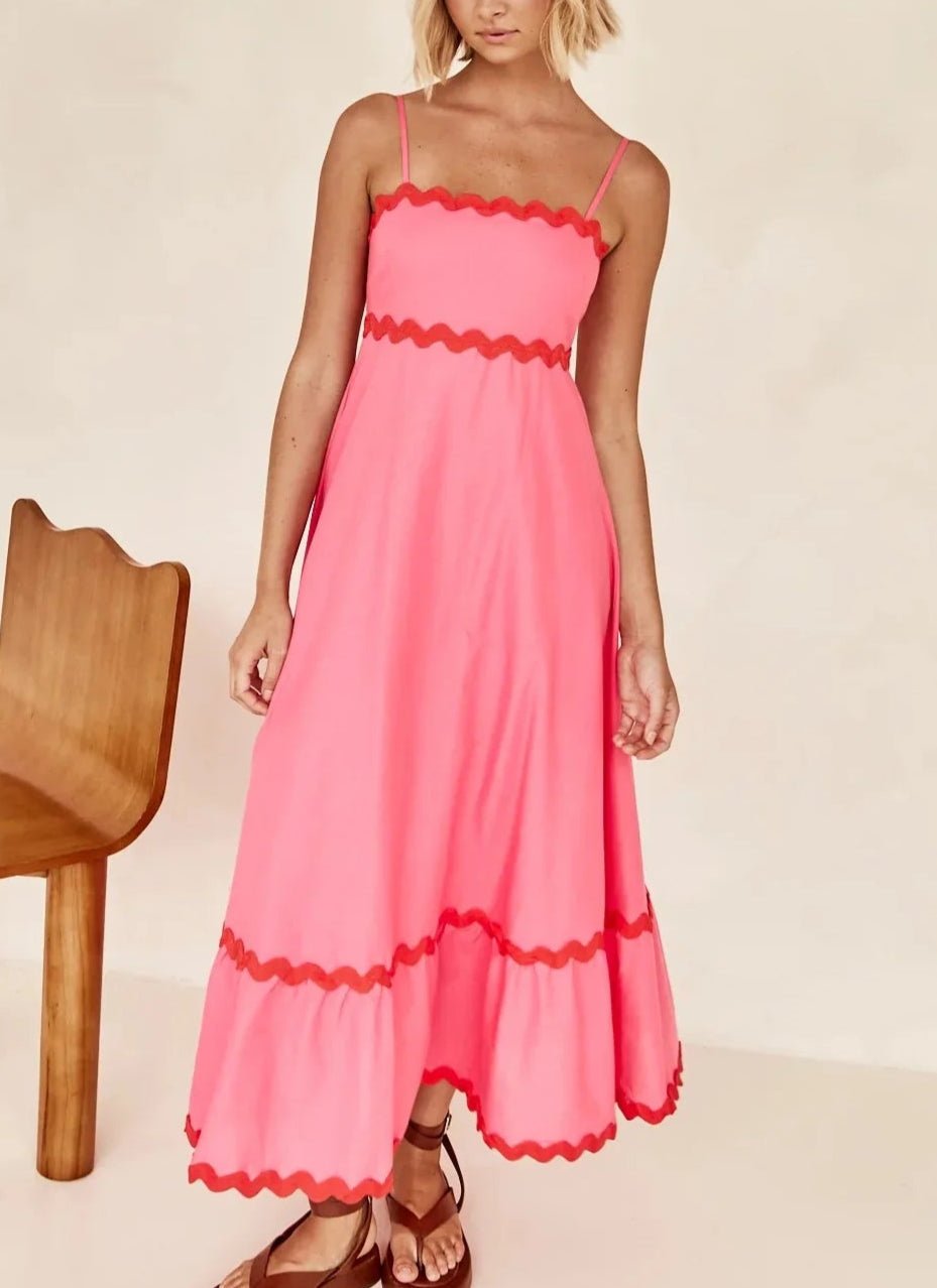 Années 60 Robe Longue Rétro Babydoll - Ma Penderie Vintage