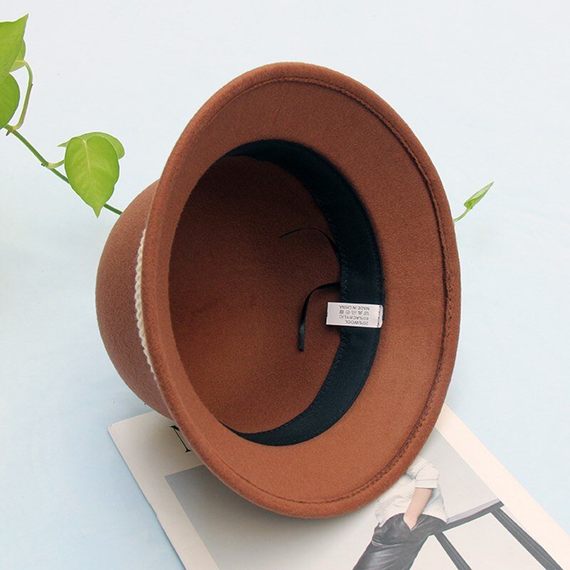 Années 60 Chapeau Derby Rétro Noeud Bicolore - Ma Penderie Vintage