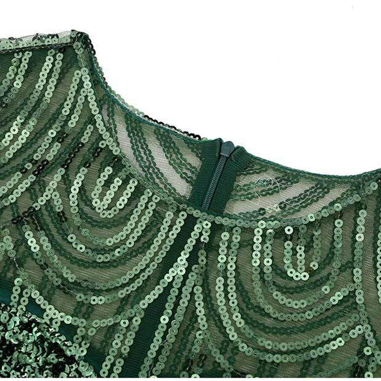 Années 20 Robe Fourreau Sequins Art Deco - Ma Penderie Vintage