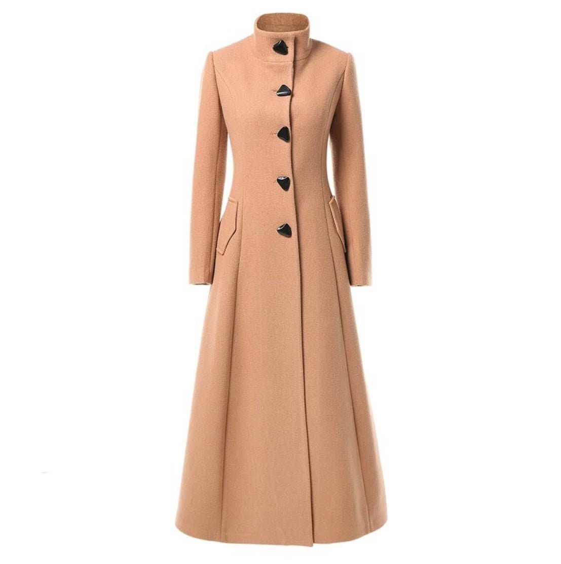 Années 60 Manteau Long Rétro Jackie O - Ma Penderie Vintage