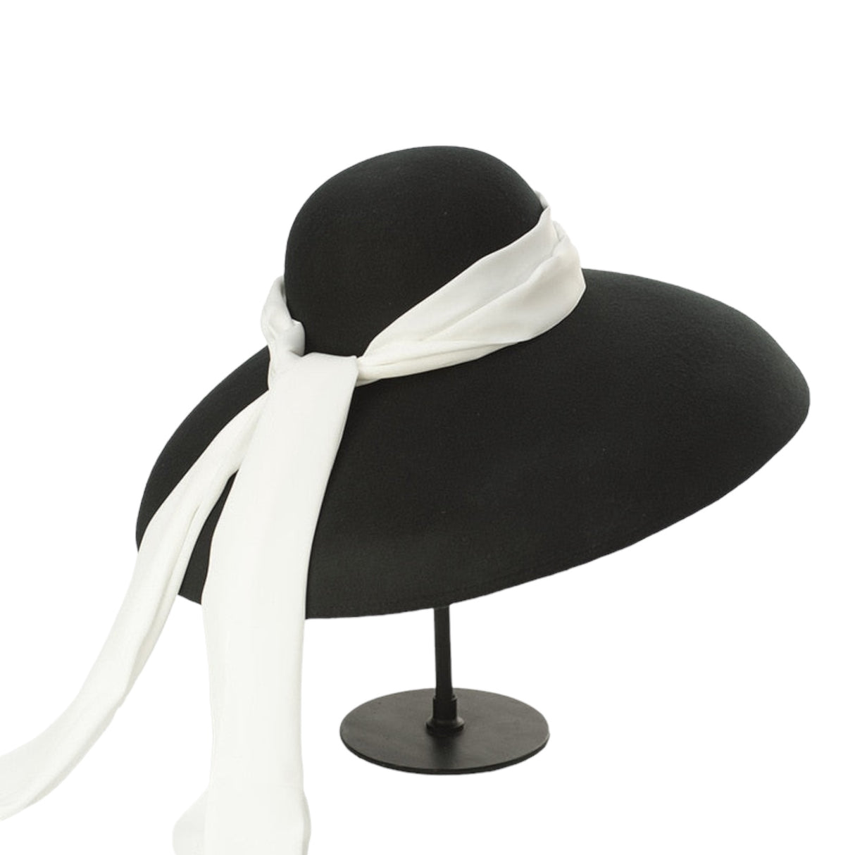 Années 60 Chapeau Laine Glamour Hepburn - Ma Penderie Vintage