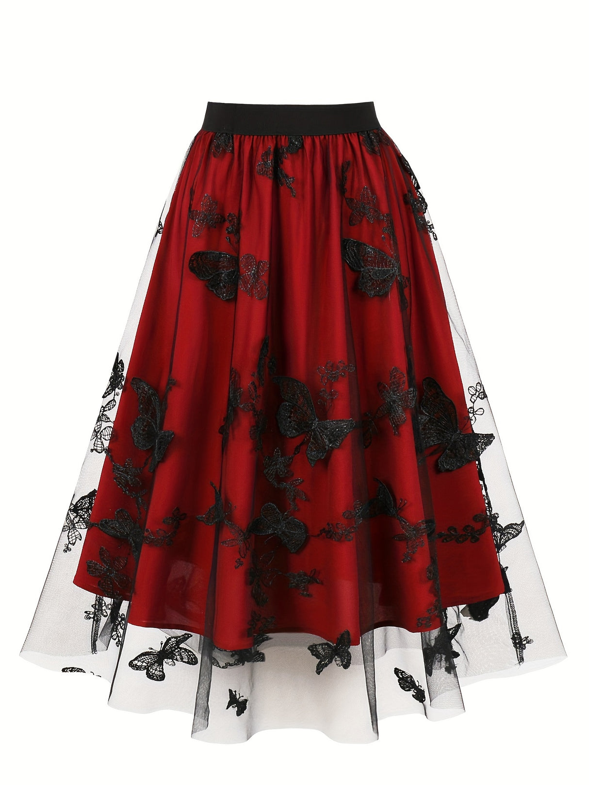 <tc>1950's</tc> Dita Retro Butterfly Embroidery Skirt