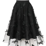 <tc>1950's</tc> Dita Retro Butterfly Embroidery Skirt