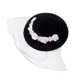 <tc>Años 40</tc> Sombrero Glamour Camelia