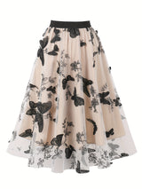 <tc>1950's</tc> Dita Retro Butterfly Embroidery Skirt