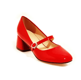 Années 1960 Vintage Chaussures Mary Jane Cuir Vernis - Ma Penderie Vintage