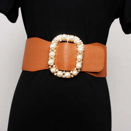 <tc>1960's</tc> Belt <tc>Glamour</tc> Retro Pearl Loop