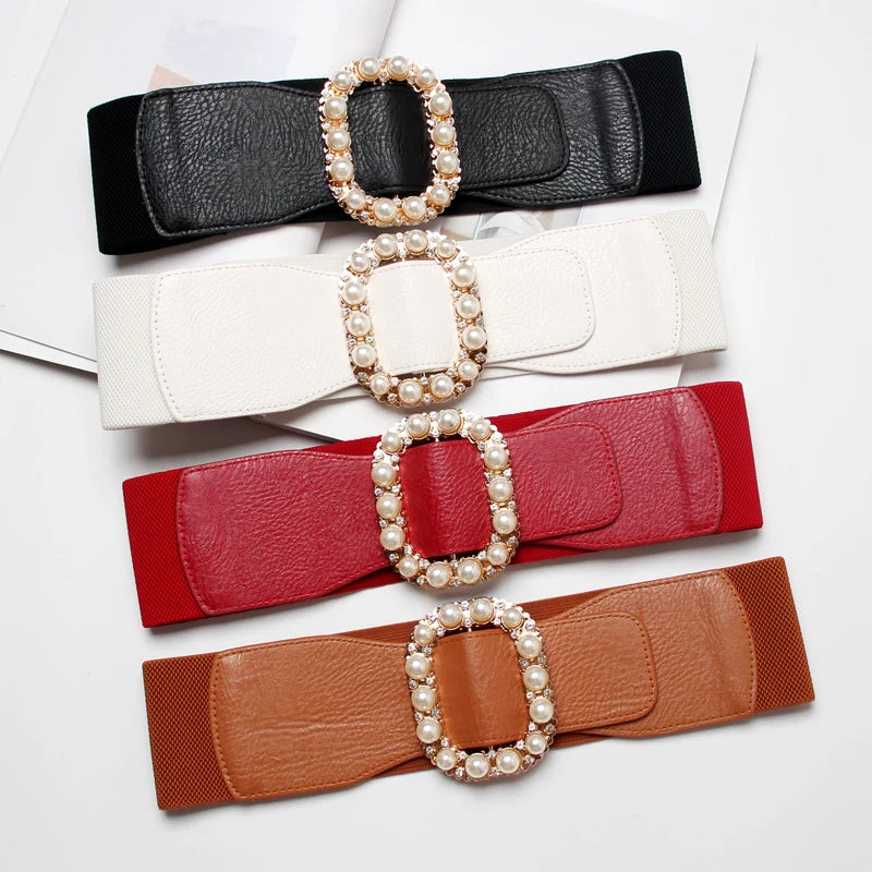 <tc>1960's</tc> Belt <tc>Glamour</tc> Retro Pearl Loop