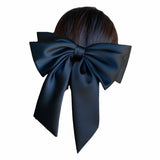 Années 60 Noeud Barrette Glamour Satin - Ma Penderie Vintage