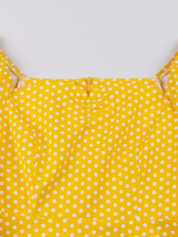 Années 60 Robe d'Été À Pois Bardot - Ma Penderie Vintage
