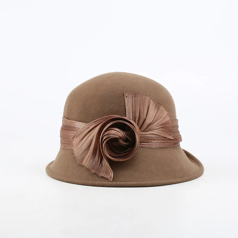 Années 30 Chapeau En Laine Glamour - Ma Penderie Vintage