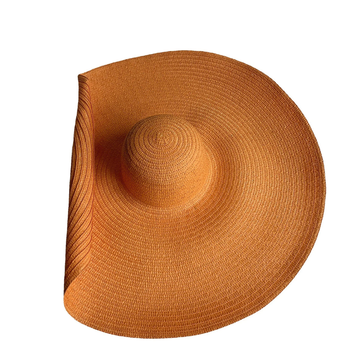 Années 70 Grand Chapeau de Paille Bohème