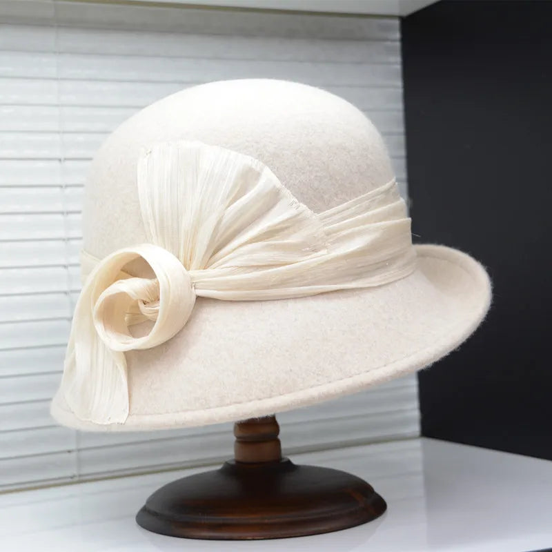 Années 30 Chapeau En Laine Glamour - Ma Penderie Vintage