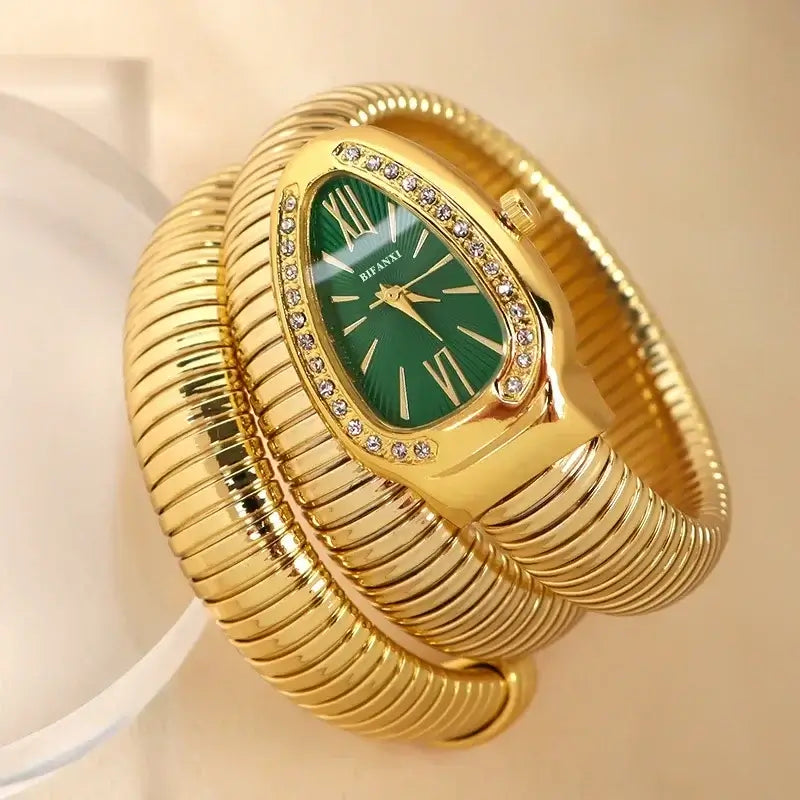 Ma Penderie Vintage - Années 80 Montre Bracelet Triple Serpent
