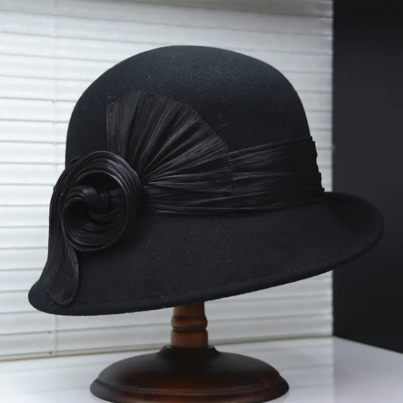 Années 30 Chapeau En Laine Glamour - Ma Penderie Vintage
