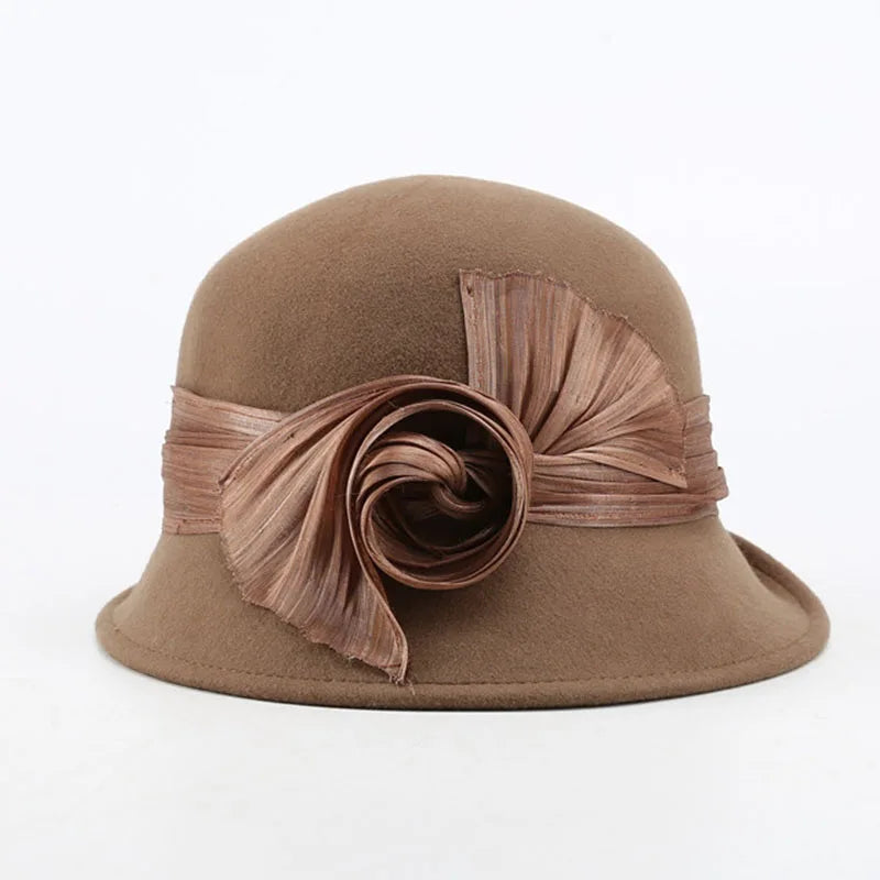 Années 30 Chapeau En Laine Glamour - Ma Penderie Vintage