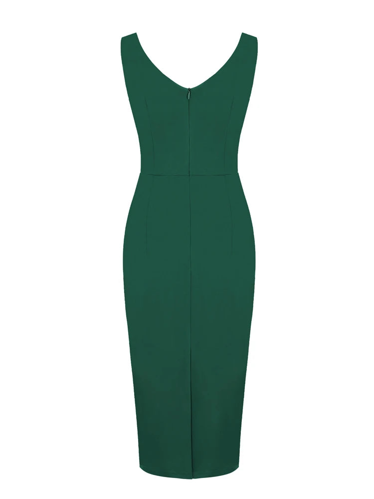 <tc>Años 50</tc> Vestido tubo Bardot <tc>Pin Up</tc>