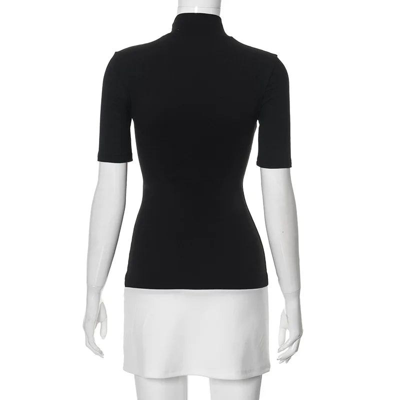 Années 60 Mini Robe Bicolore Mod - Ma Penderie Vintage