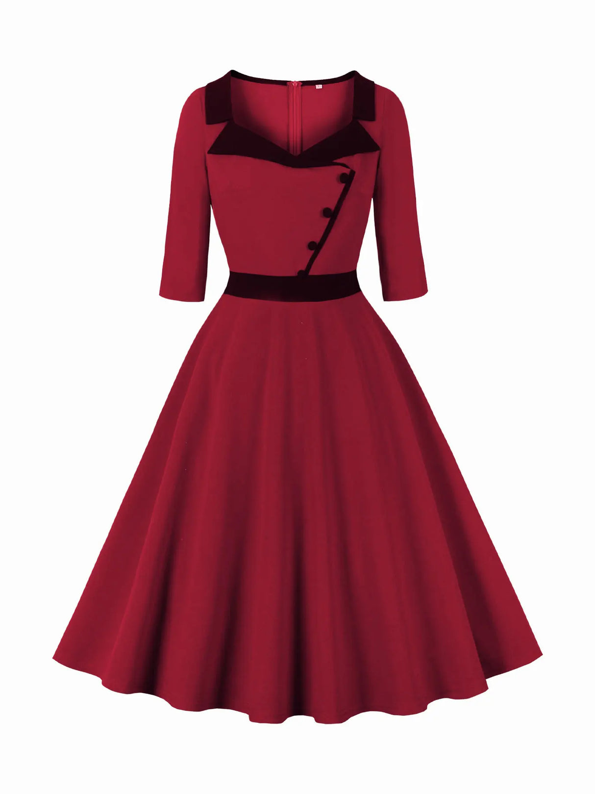 Années 60 Robe Cocktail Trapèze Rétro - Ma Penderie Vintage