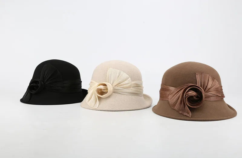 Années 30 Chapeau En Laine Glamour - Ma Penderie Vintage