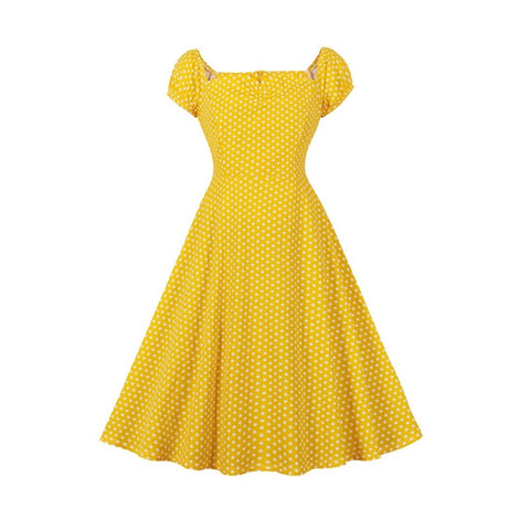 Années 60 Robe d'Été À Pois Bardot - Ma Penderie Vintage