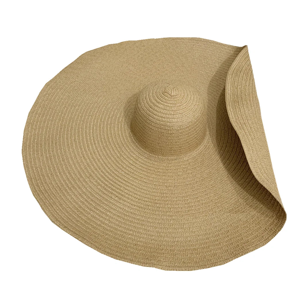 <tc>Años 70</tc> Sombrero de Paja Bohemio Grande