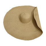 <tc>Años 70</tc> Sombrero de Paja Bohemio Grande