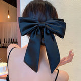 Années 60 Noeud Barrette Glamour Satin - Ma Penderie Vintage