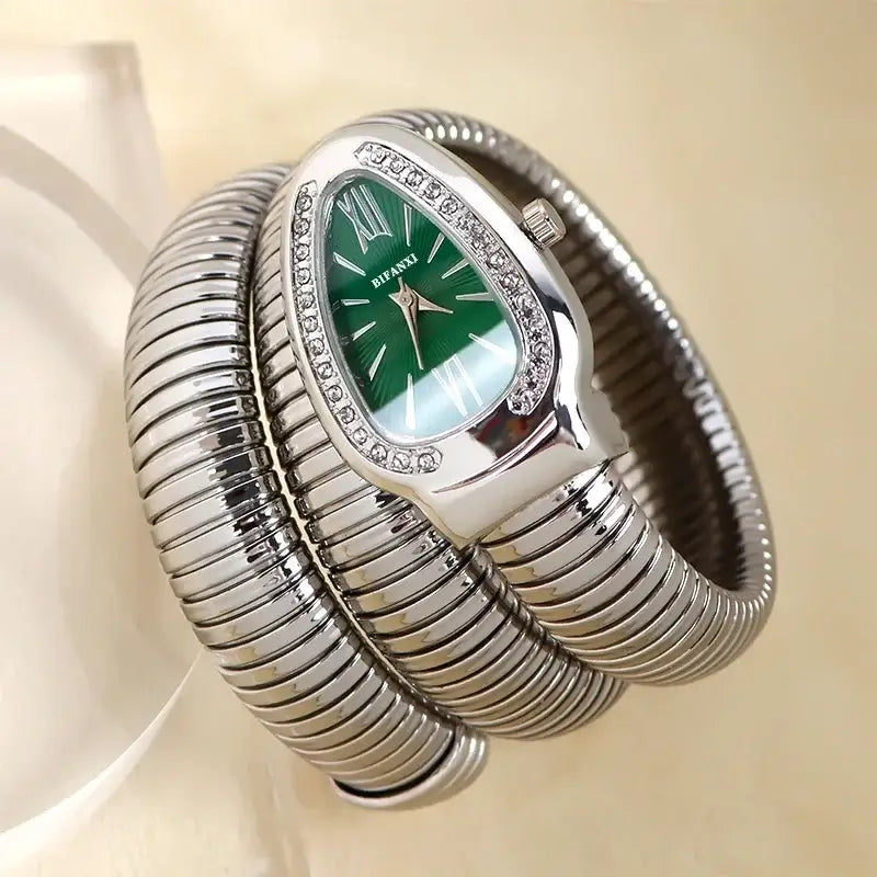 Ma Penderie Vintage - Années 80 Montre Bracelet Triple Serpent