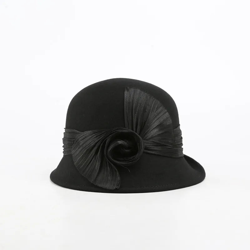 Années 30 Chapeau En Laine Glamour - Ma Penderie Vintage