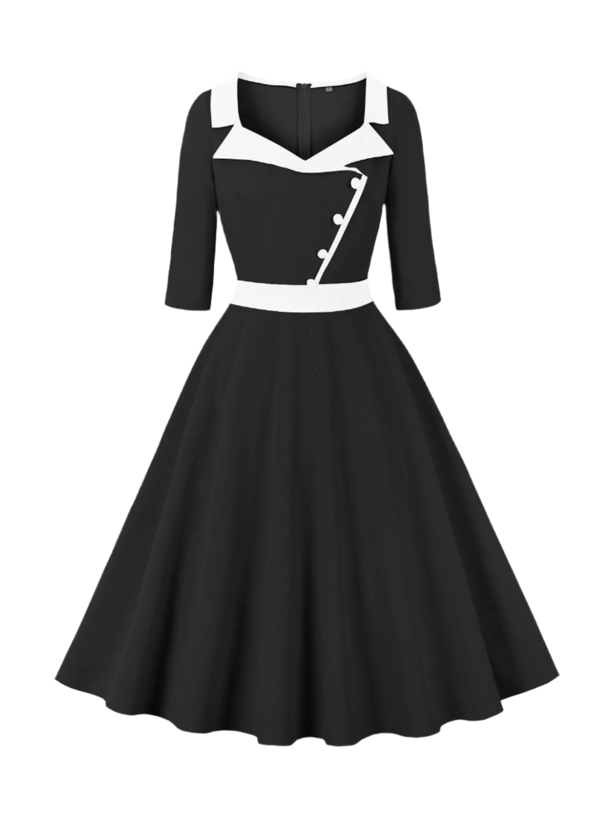 Années 60 Robe Cocktail Trapèze Rétro - Ma Penderie Vintage