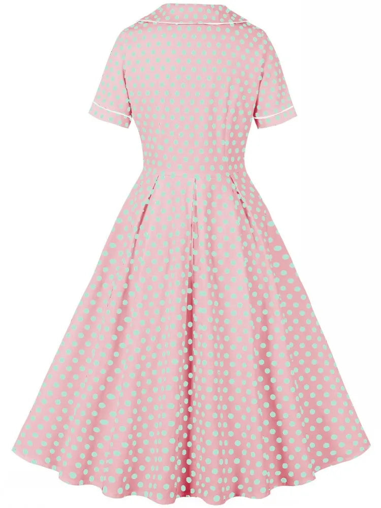 Années 50 Robe De Jour Imprimée Mad Men - Ma Penderie Vintage