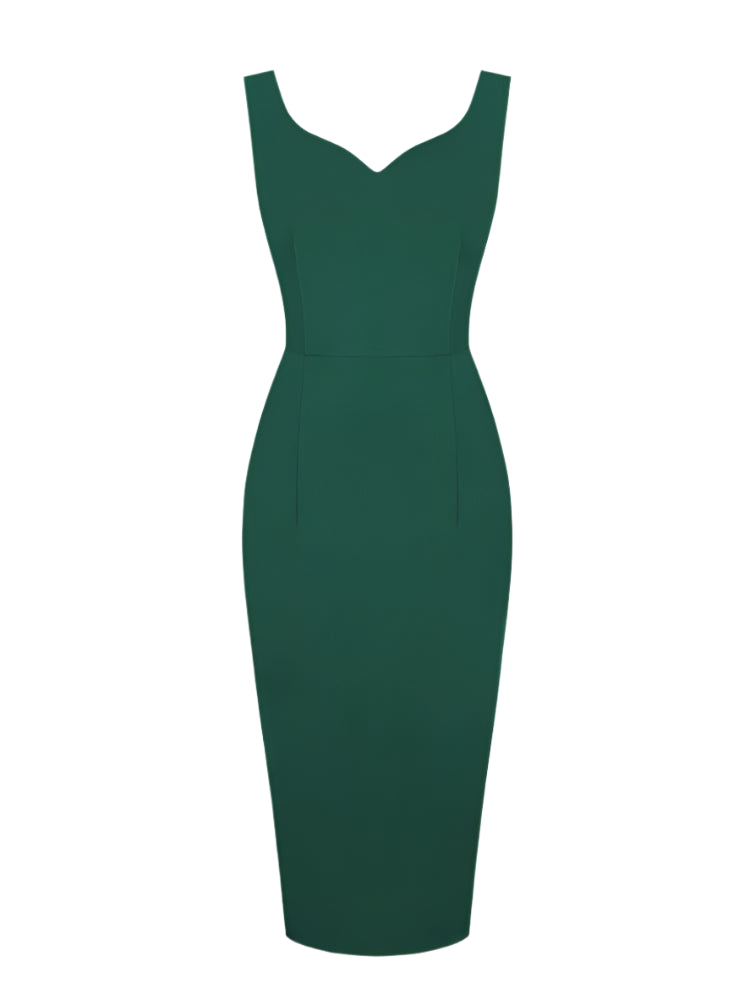 <tc>Años 50</tc> Vestido tubo Bardot <tc>Pin Up</tc>