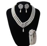 Années 20 Collier Gatsby Perles et Strass