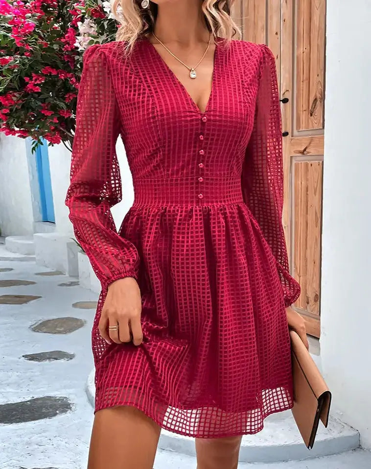 Ma Penderie Vintage Années 70 Robe Patineuse Carreaux Lolita