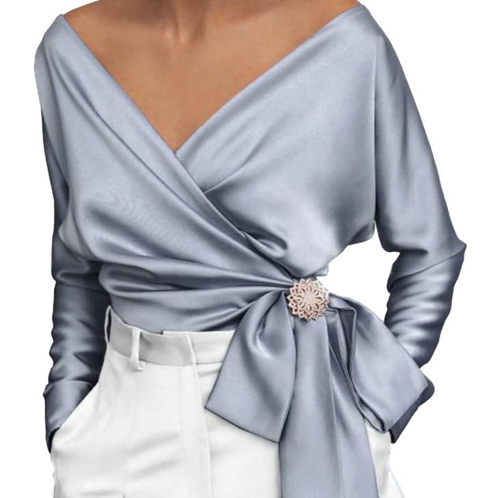 <tc>1940's</tc> Wrap Style Blouse <tc>Glamour</tc>