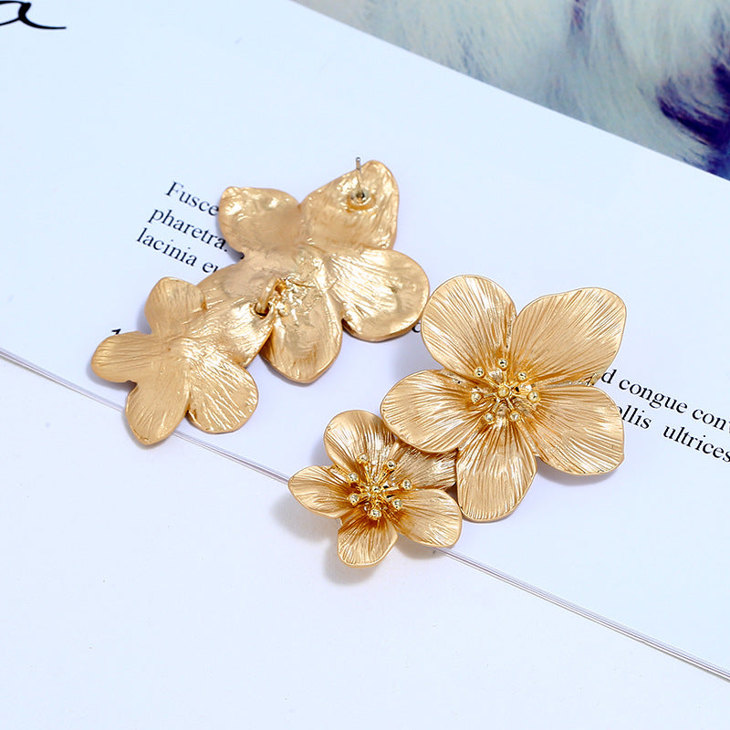 <tc>1960's</tc> Retro Dangling Flower Earrings