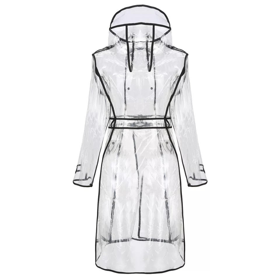 Années 60 Imperméable Transparent Mod Vinyl
