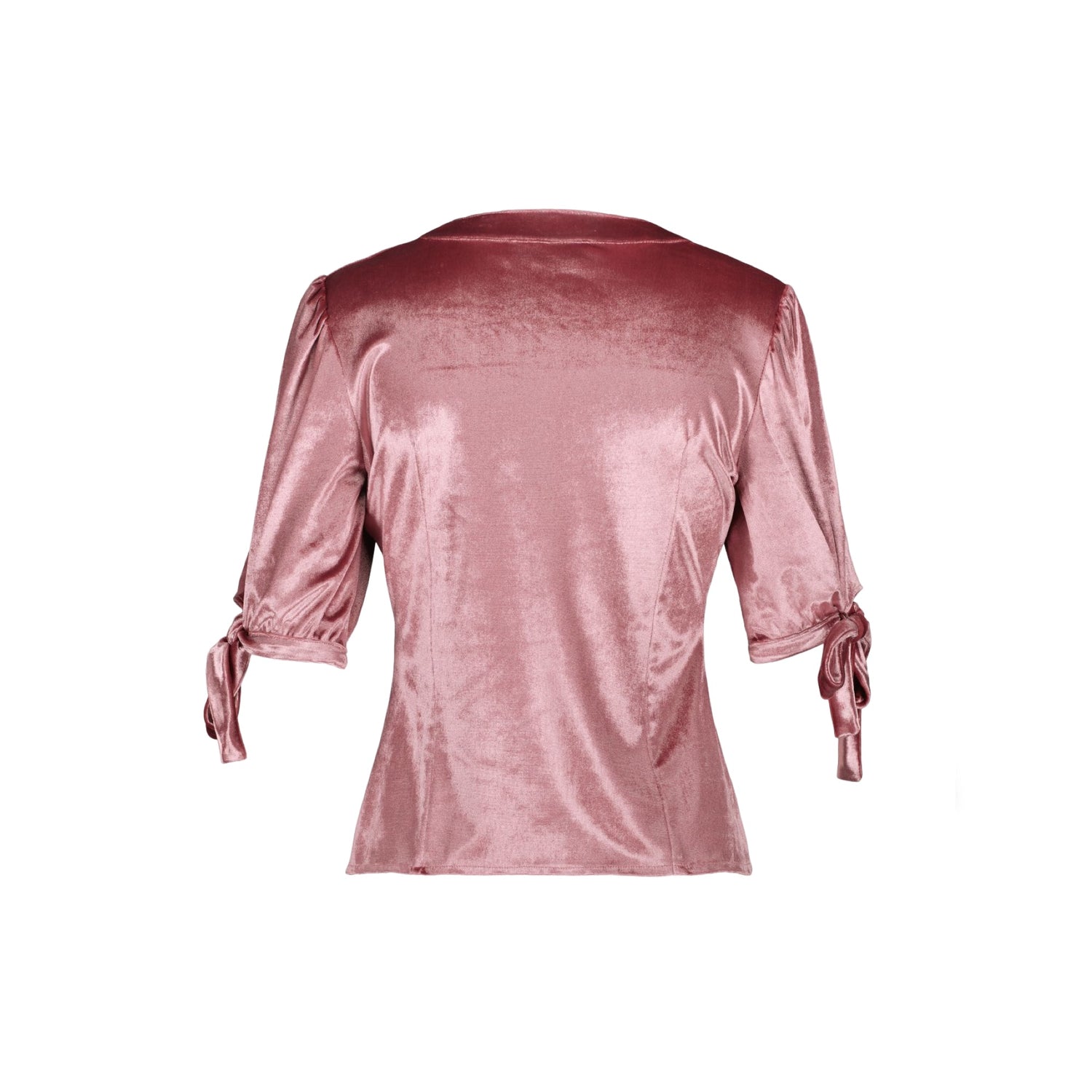 Années 40 Rétro Chemisier Velours Romantique - Ma Penderie Vintage