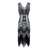 Années 20 Robe de Soir Sequin Rétro Gatsby Le Magnifique