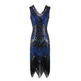 Années 20 Robe de Soir Sequin Rétro Gatsby Le Magnifique