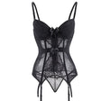 Années 60 Ensemble Lingerie Corset Vintage Bunny Noir - Ma Penderie Vintage