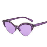 Années 50 Lunettes De Soleil Cat Eye Pin Up Violet - Ma Penderie Vintage