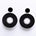 Années 60 Boucles d'Oreilles Rockabilly Disque Vinyle - Ma Penderie Vintage