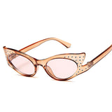 Années 60 Lunettes De Soleil Studs Cat Eye