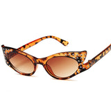 Années 60 Lunettes De Soleil Studs Cat Eye